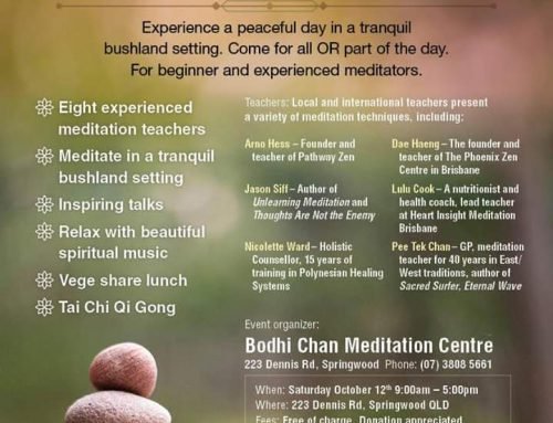 Meditation in Springwood, Brisbane, 12-Oct-2019 (FREE Event)